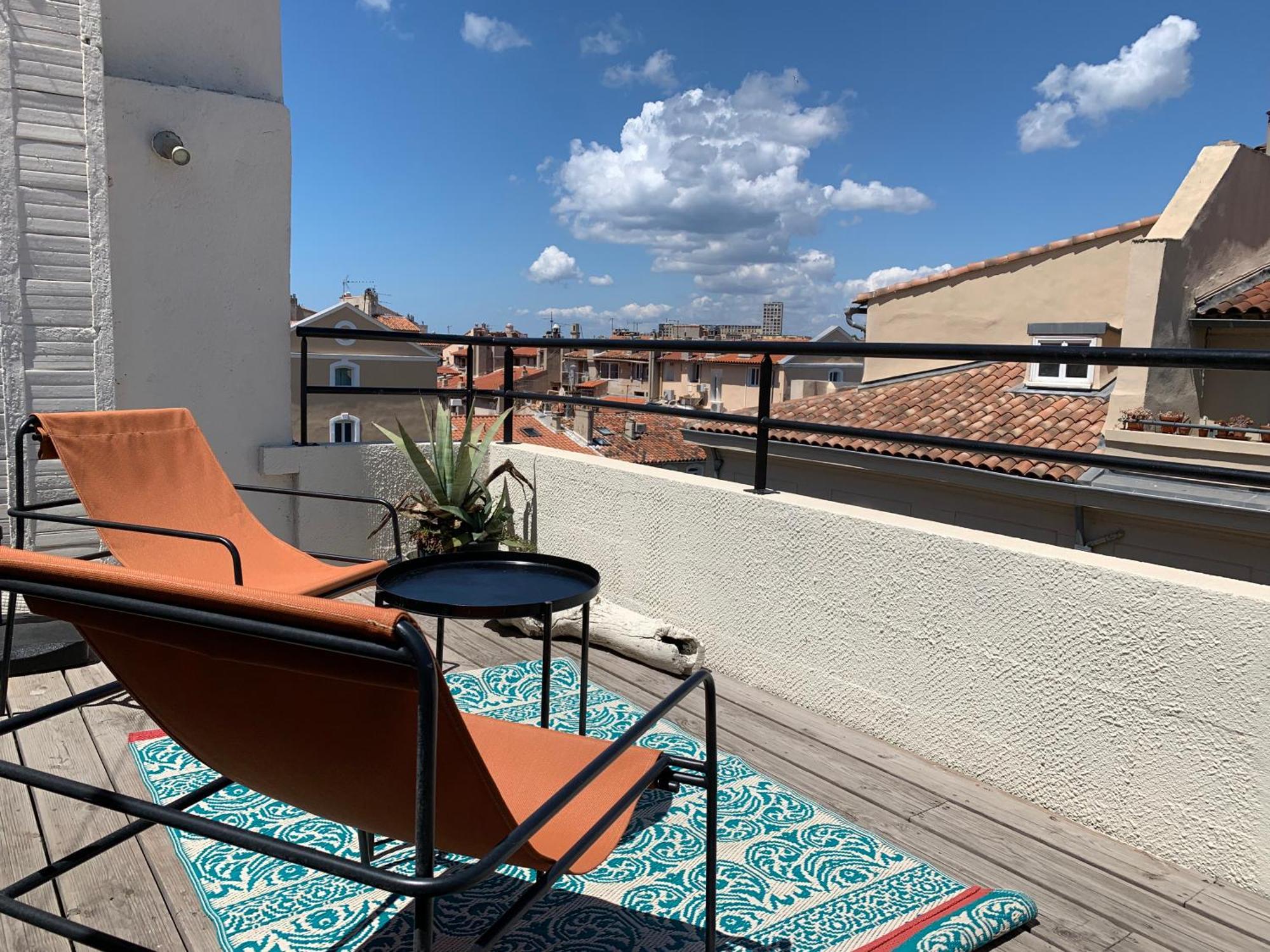 Studio Toit Terrasse Vieux Port Marseille Exteriér fotografie