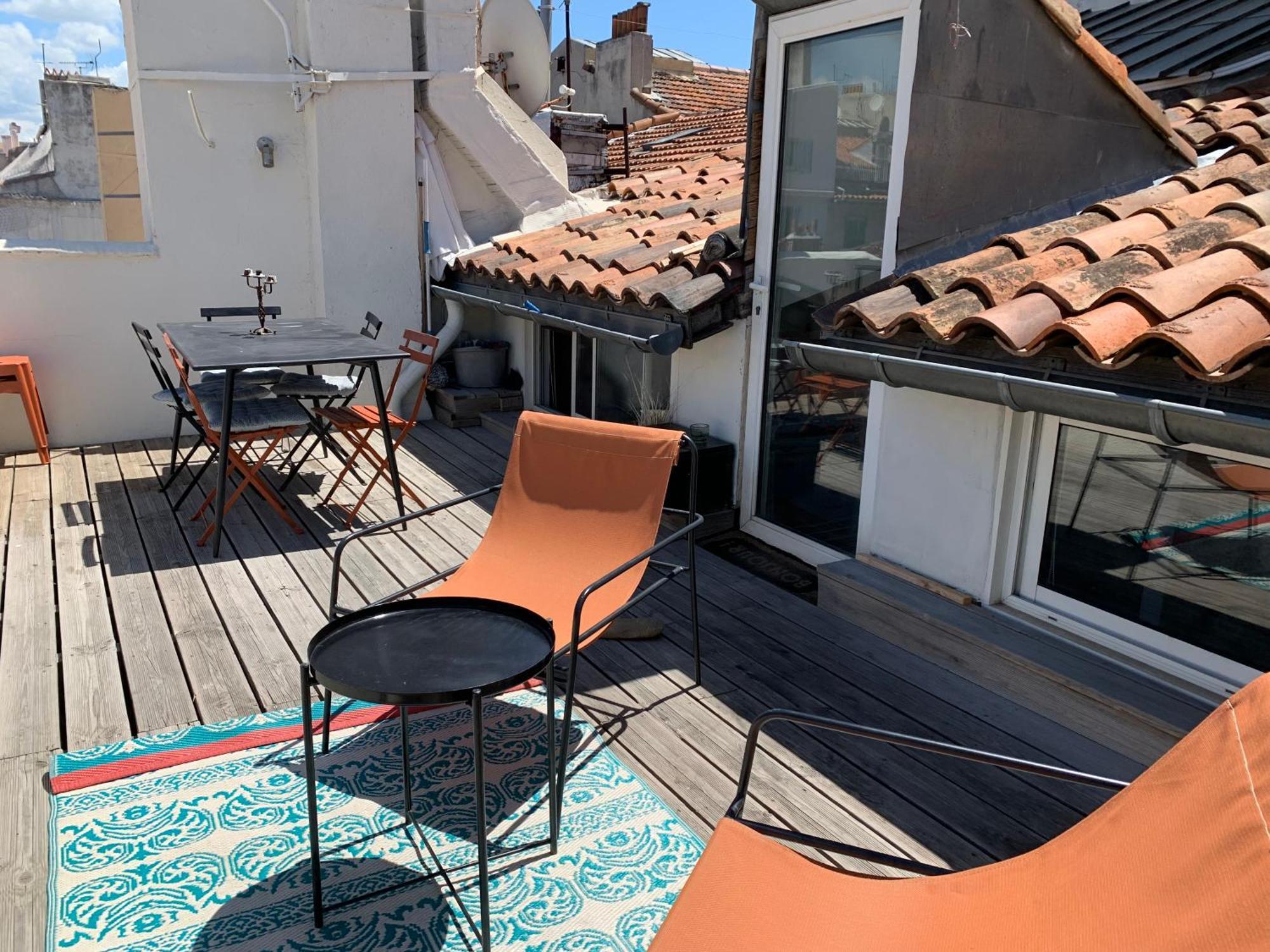 Studio Toit Terrasse Vieux Port Marseille Exteriér fotografie