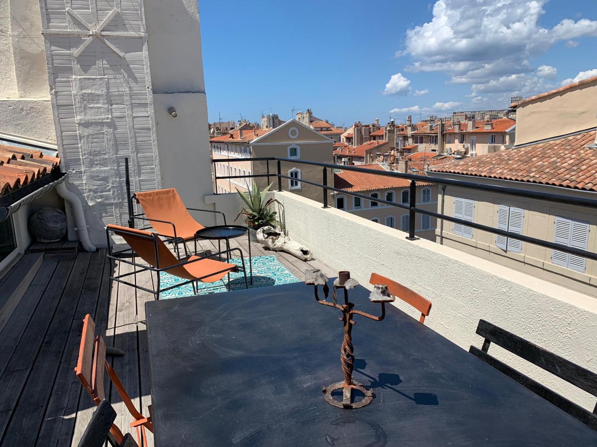 Studio Toit Terrasse Vieux Port Marseille Exteriér fotografie